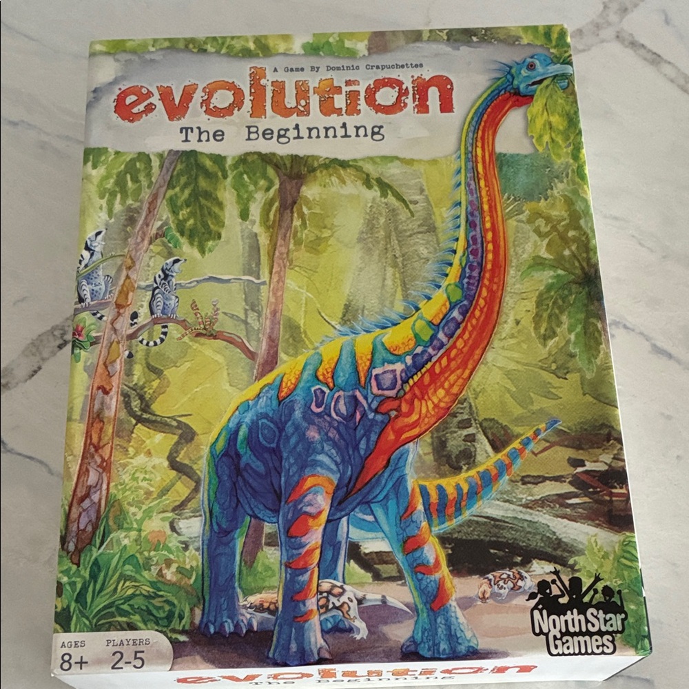 Dinosaurs-  Evolution The Beginning Board Game- Complete